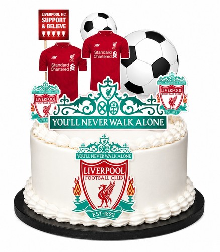 Football cake topper - football, set