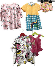 GIRLS BUNDLE. NEXT/MATALAN/PEACOCK/DRESSES/SWIMSUIT/HOODED TOWEL/SHORTS. 12/18 M