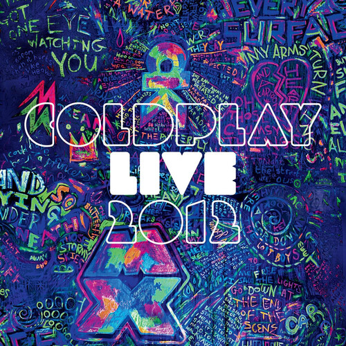 Coldplay live 2012 dvd cd - coldplay,