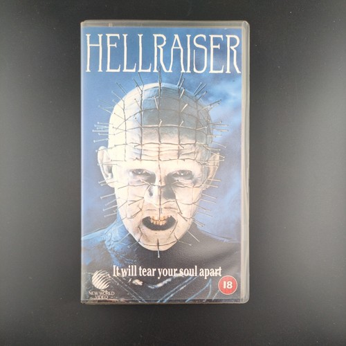 Hellraiser vhs video 1987 - hellraiser,