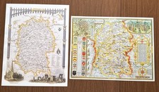 2 x Old Antique Large Poster