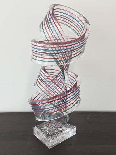 Post modern art lucite - post-modern, 24"