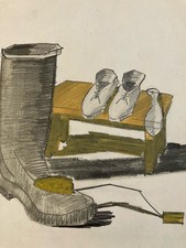 Drawing Still Life With Boot