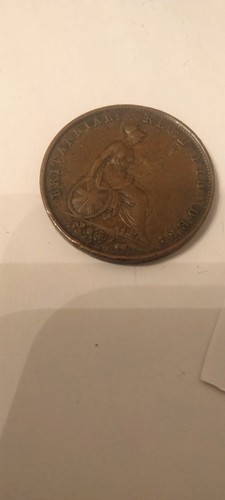 1853 victorian penny coin - 1853,