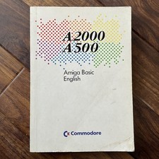 Commodore Amiga A2000 A500 Amiga Basic Manual by Microsoft