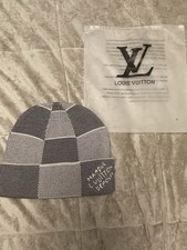Louis Vuitton Men's LV Monogram Eclipse Beanie Black/Grey