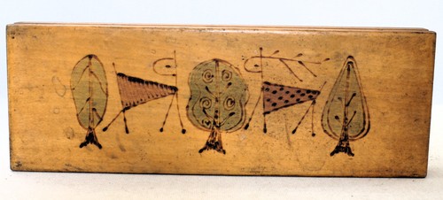 Pencil case wooden vintage - case,,