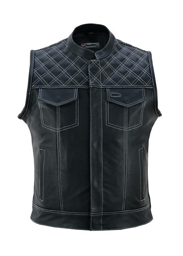 Leather vest for - for, motorbike