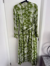 Zara Green White Floral Maxi
