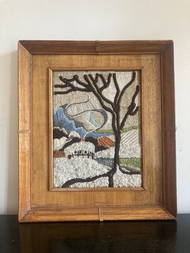 Antique wool work - antique, needle