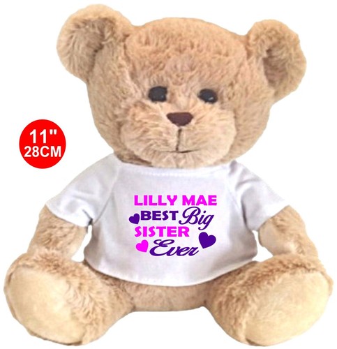 Personalised teddy bear beige - teddy,
