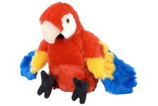 Red parrot soft teddy - teddy, bear