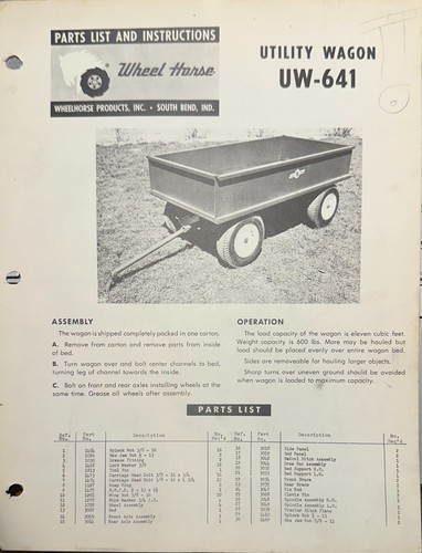 Wheel horse parts - wheel,