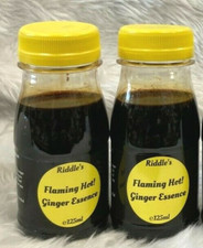 Riddles FLAMING HOT Ginger Wine Essence Homemade Ginger Wine 2 x 125ml Bottles