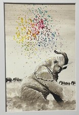 Original Painting “blow Me A