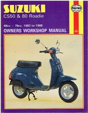 SUZUKI CS50 & CS80 ROADIE ( 1982 - 1988 ) OWNERS WORKSHOP MANUAL