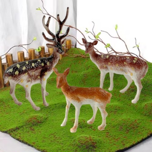 Small christmas reindeer - 3x,
