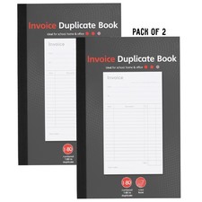 2 x A5 Duplicate Invoice Book