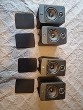 Q Acoustics 2010 Speakers x 4 Units  Graphite Grey