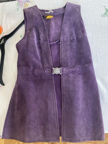 Vintage 1960s purple - purple, suede