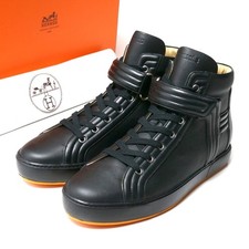 Unused item HERMES sneakers Size 43 High-top boots with hook-and-loop fasten...