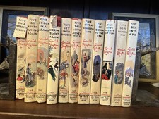 Set Of  11 Vintage Famous Five Books With DJs