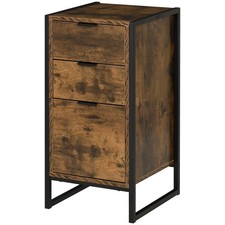 HOMCOM Industrial 3-Drawer
