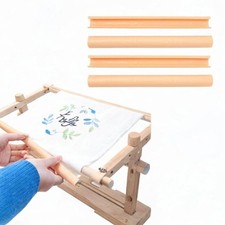 4 Pieces Cross Stitch Frame Snap Clip Embroidery Clip for Arts Crafts