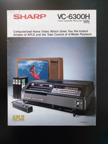Sharp 6300h vcr sales - -,