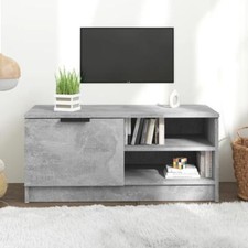 Concrete Grey TV Cabinet Stand