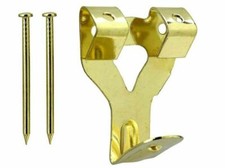 PICTURE HOOKS BRASS  WITH