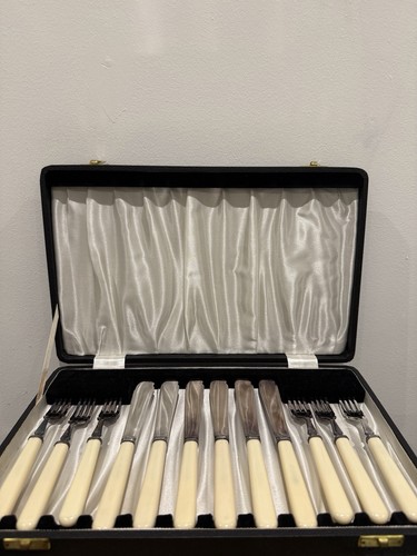 Vintage retro piece cutlery - vintage/retro, 12-piece