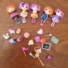 5x Mini Lalaloopsy Dolls With