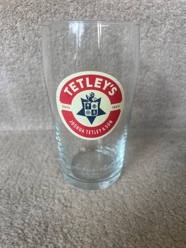 Tetley bitter pint glasses - bitter,