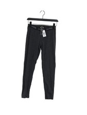 Jack Wills Women's Leggings UK 10 Black Polyamide