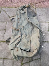 British Army Marquee Tent Canvas Bag Dated 1954 with Crows Foot H.M.P. 15