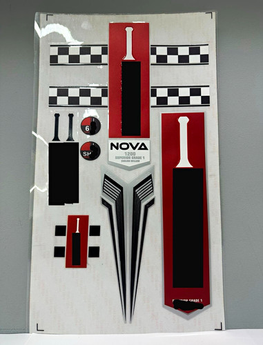 Cricket bat stickers decal set - cricket,