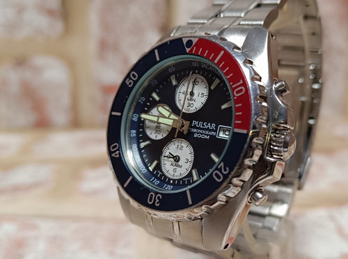 Pulsar pepsi chronograph - chronograph, alarm