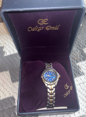 Oskar emil 1117 blue dial - 1117,