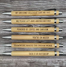 Engraved bamboo slogan