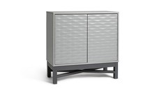 Zander Textured Small Sideboard - Grey