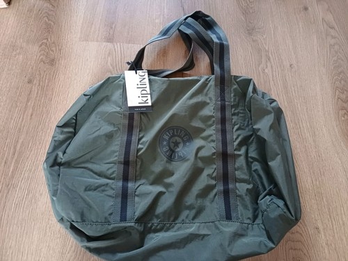 Kipling green holdall duffle - kipling,