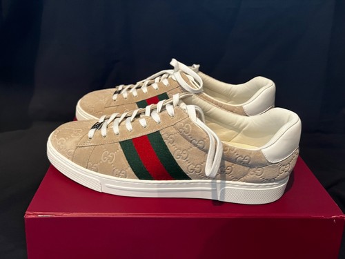 Gucci ace suede - gucci,