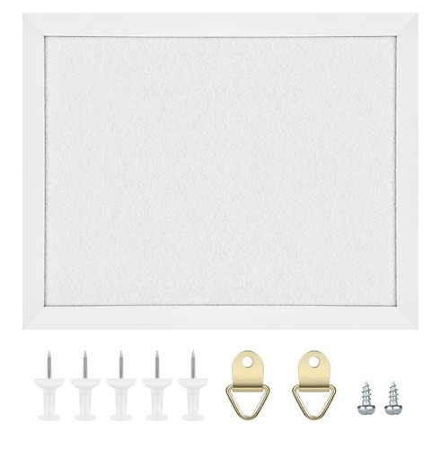 Cork bulletin board with white - bulletin,