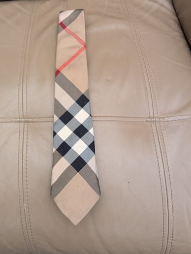 Cool burberry silk tie beige - silk,