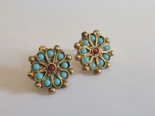 Ottoman Hands Earrings, Gold