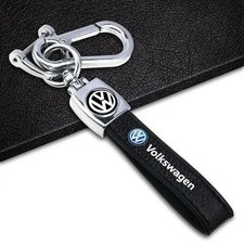 NEW GENUINE METAL VW NEW LOGO DESIGN VOLKSWAGEN KEYRING CHROME 000087010BN