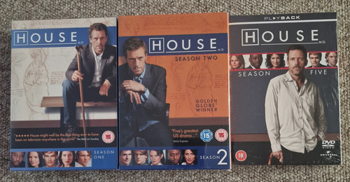 House dvd box set - m.d., bundle