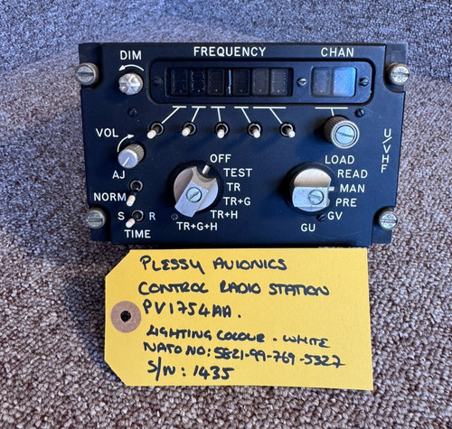 Plessey vhf avionics - u/vhf, control