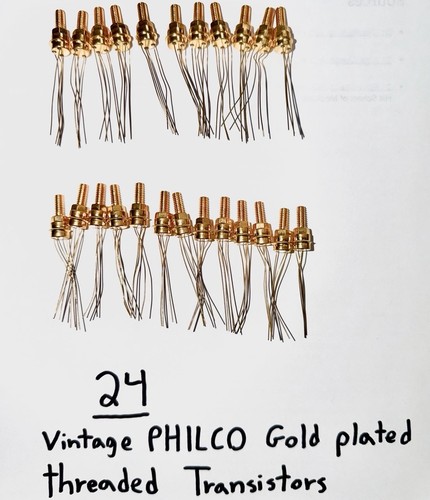 Vintage philco gold plated - 24,